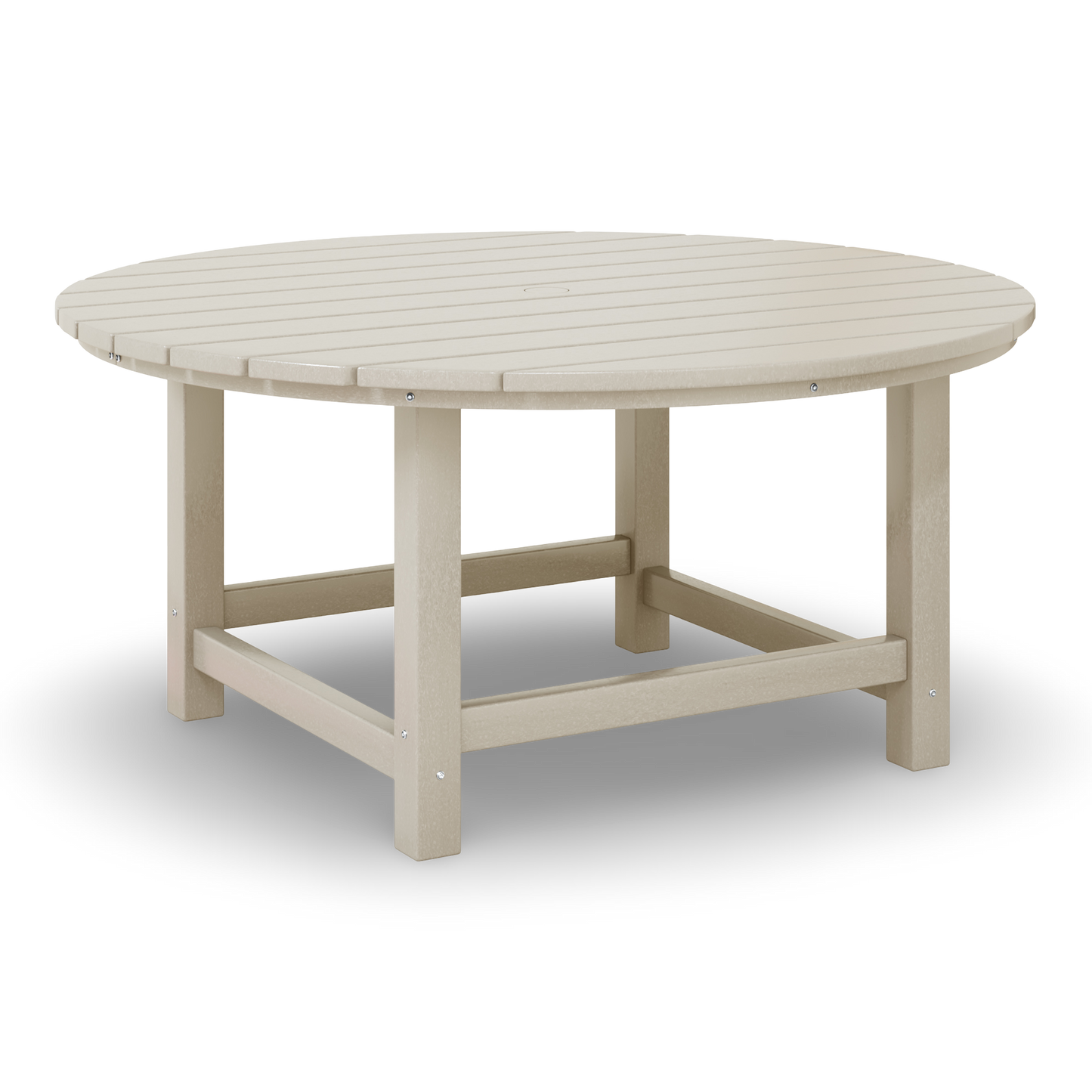 POLYTRENDS™ Chatham All-Weather Outdoor Round Coffee Table (38" Top)