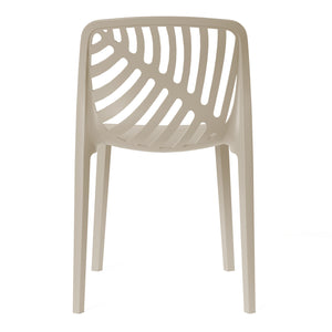 Patio Stacking Dining Side Chair (Set of 2)