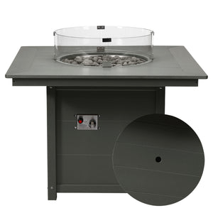 Sedona Square 42" Dining Fire Pit Table