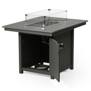 Sedona Rectangular 34" X 46" Dining Fire Pit Table