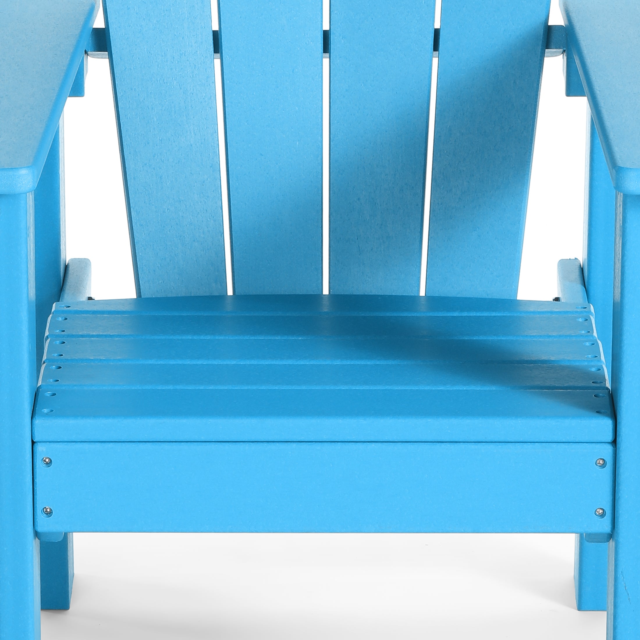 Tiny Terraces Kids' All-Weather Outdoor Poly Adirondack Chair