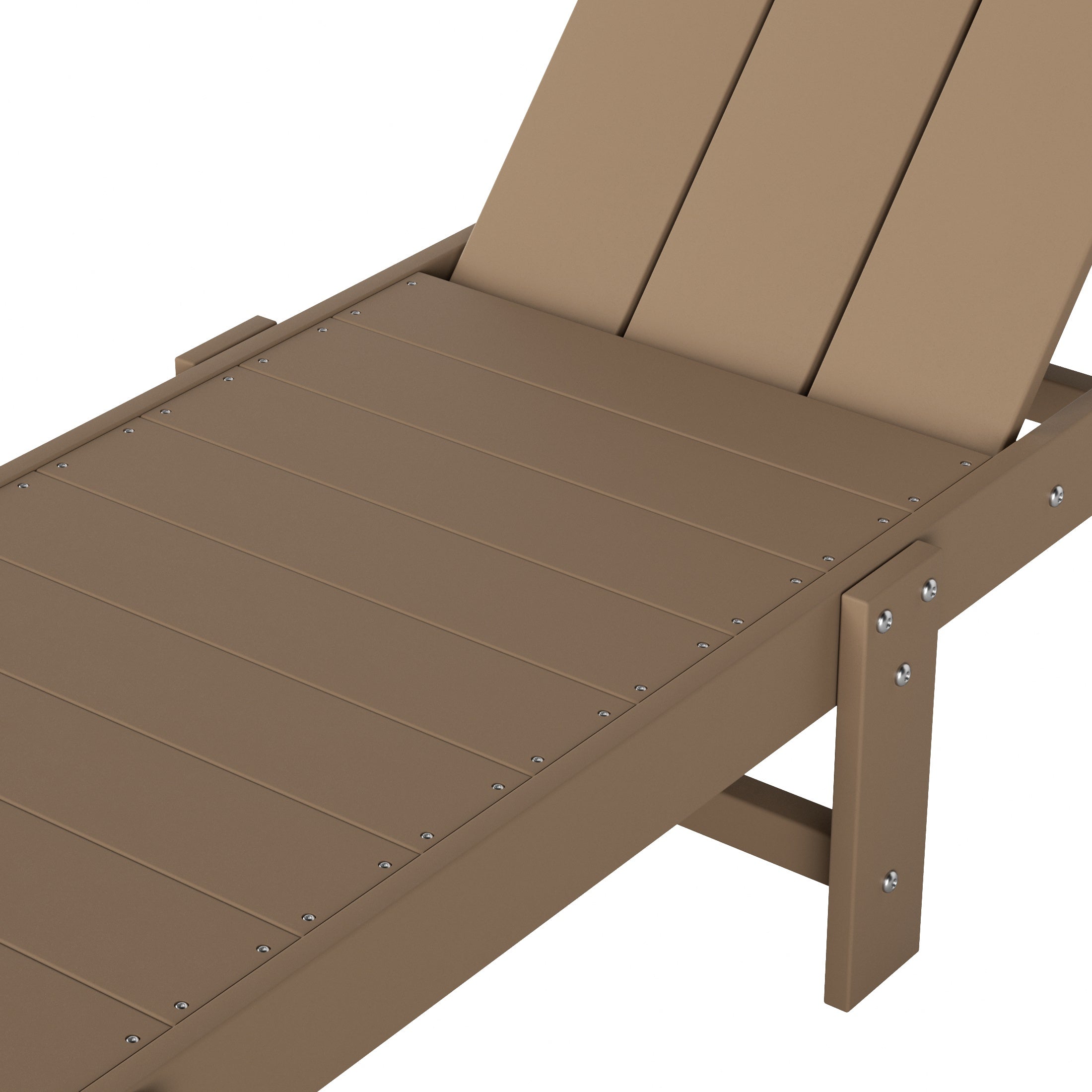 Malibu Modern All-Weather Outdoor Reclining Sun Lounger With Wheels