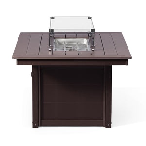 Sedona Rectangular 34" X 46" Fire Pit Table