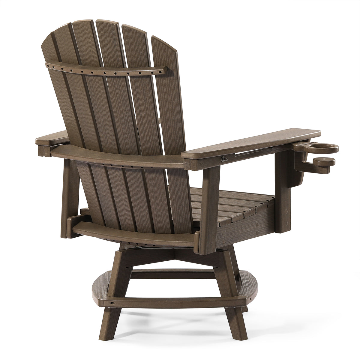 Heritage Ridge Adirondack Swivel Dining Chair With Cup Holder