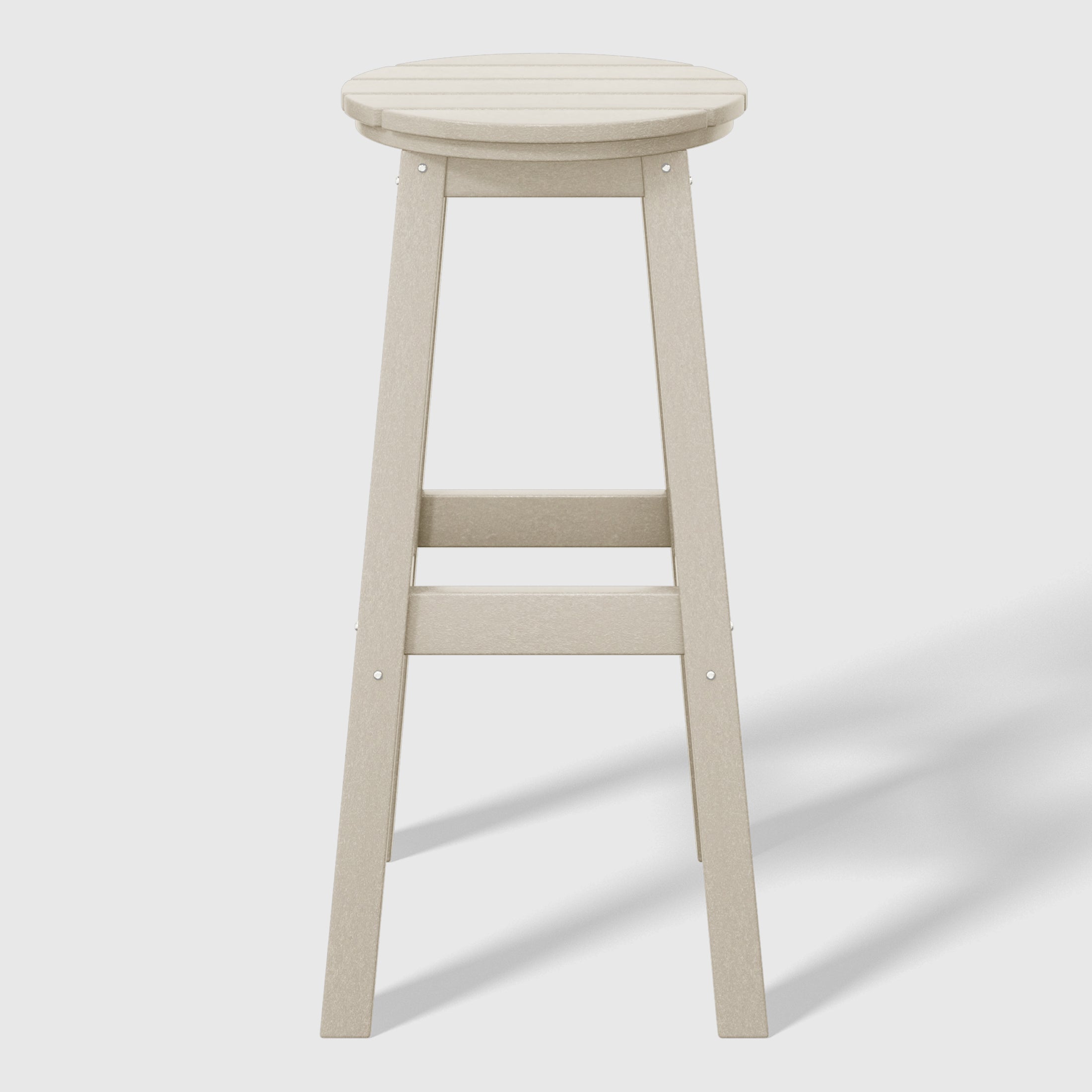 Stockholm All-Weather Outdoor Round Bar Stool (29" Height)