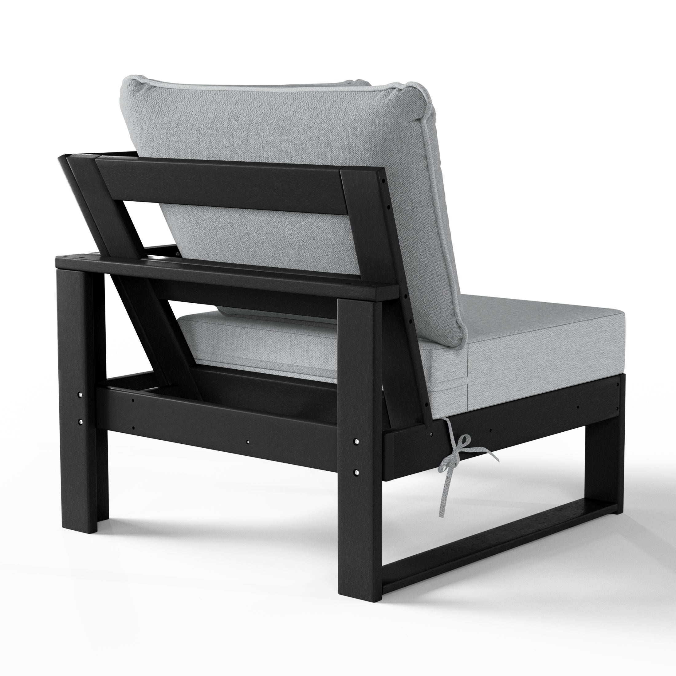 Signature All-Weather Outdoor Modular Patio Deep Seating Corner Chair (Corner Sectional Seat)