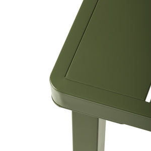 Polyform 59" x 35.4" Steel Rectangular Dining Table