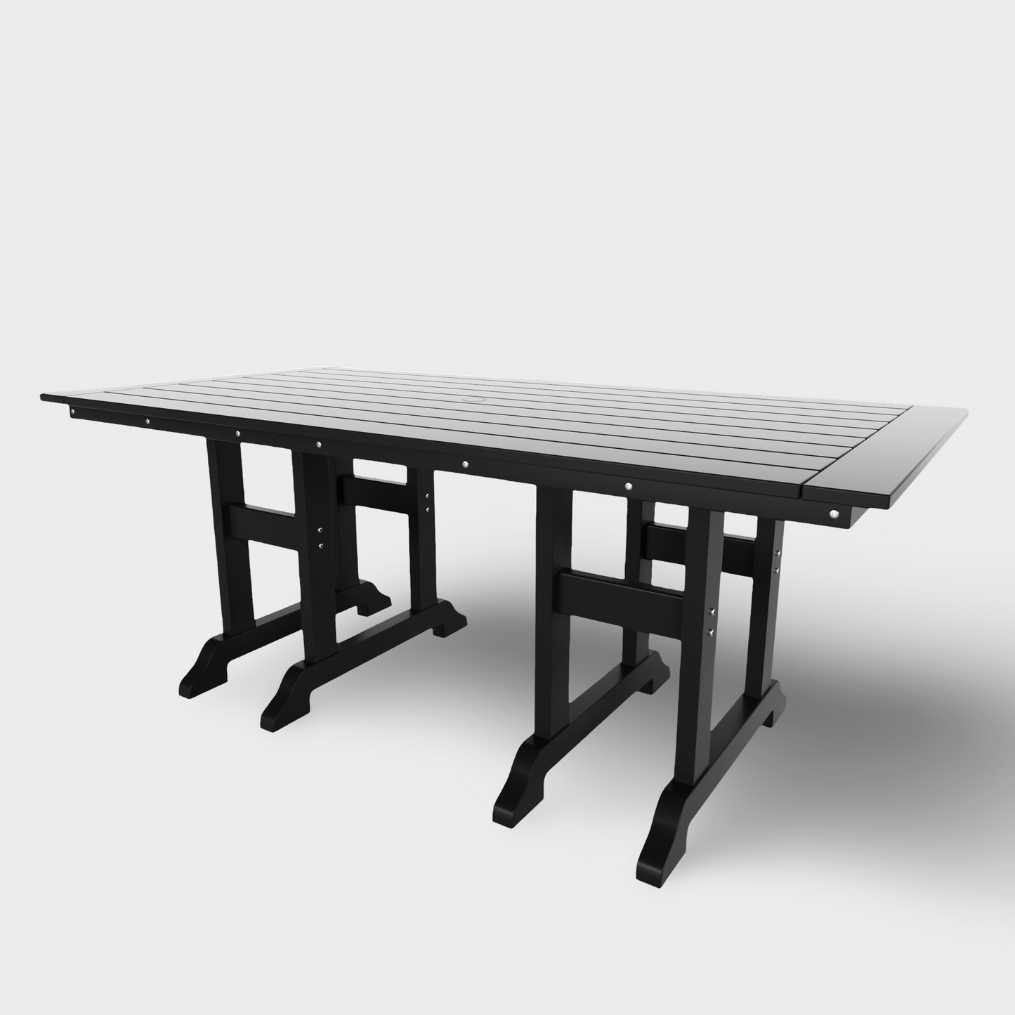 POLYTRENDS™ Tuscany All-Weather Outdoor Rectangular Dining Table (71" x 37" Top)