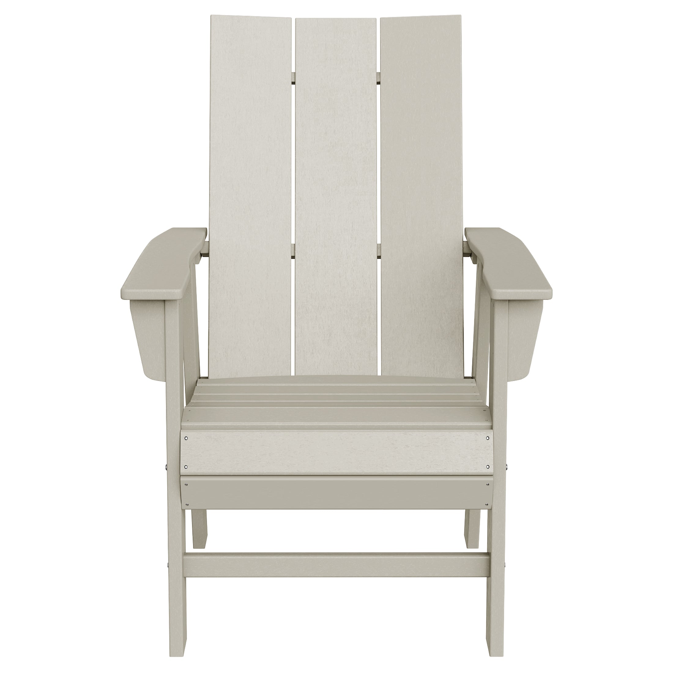 Malibu Modern All-Weather Outdoor Contoured Adirondack Dining Chair