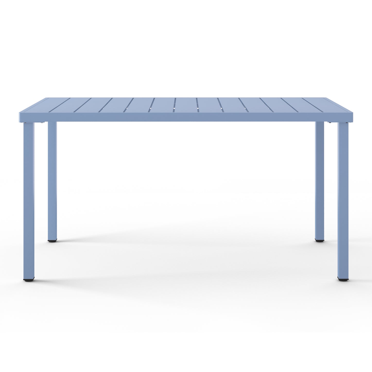 Polyform 59" x 35.4" Steel Rectangular Dining Table
