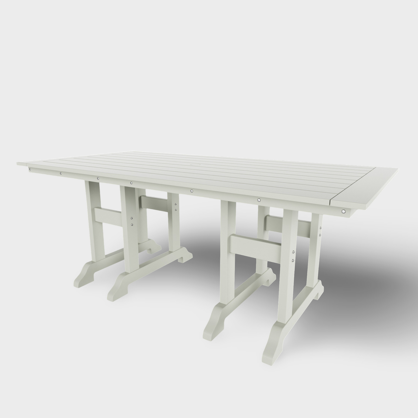 POLYTRENDS™ Tuscany All-Weather Outdoor Rectangular Dining Table (71" x 37" Top)