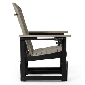 Heritage Ridge Adirondack Glider With Cup Holder