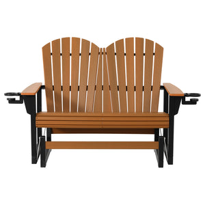Adirondack 52“ Glider With Cup Holder