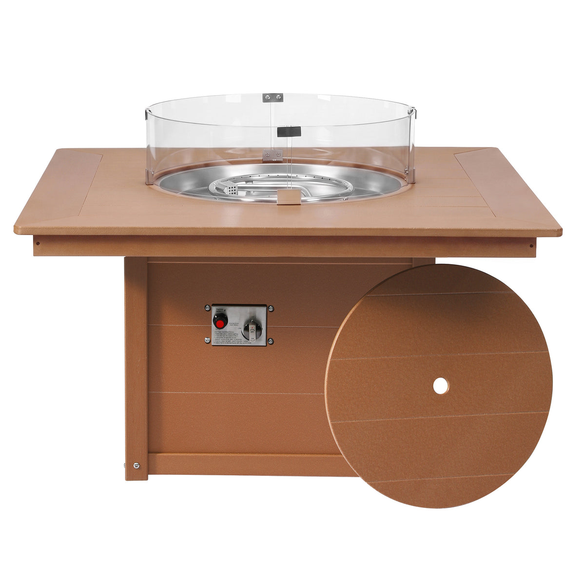 Sedona Square 42" Fire Pit Table