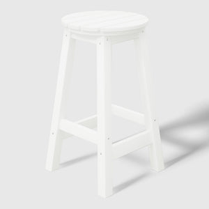 Stockholm All-Weather Outdoor Round Counter Stool (24" Height)