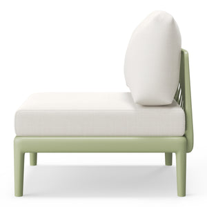 Polyform Deep Seating Armless Chair with Cushions