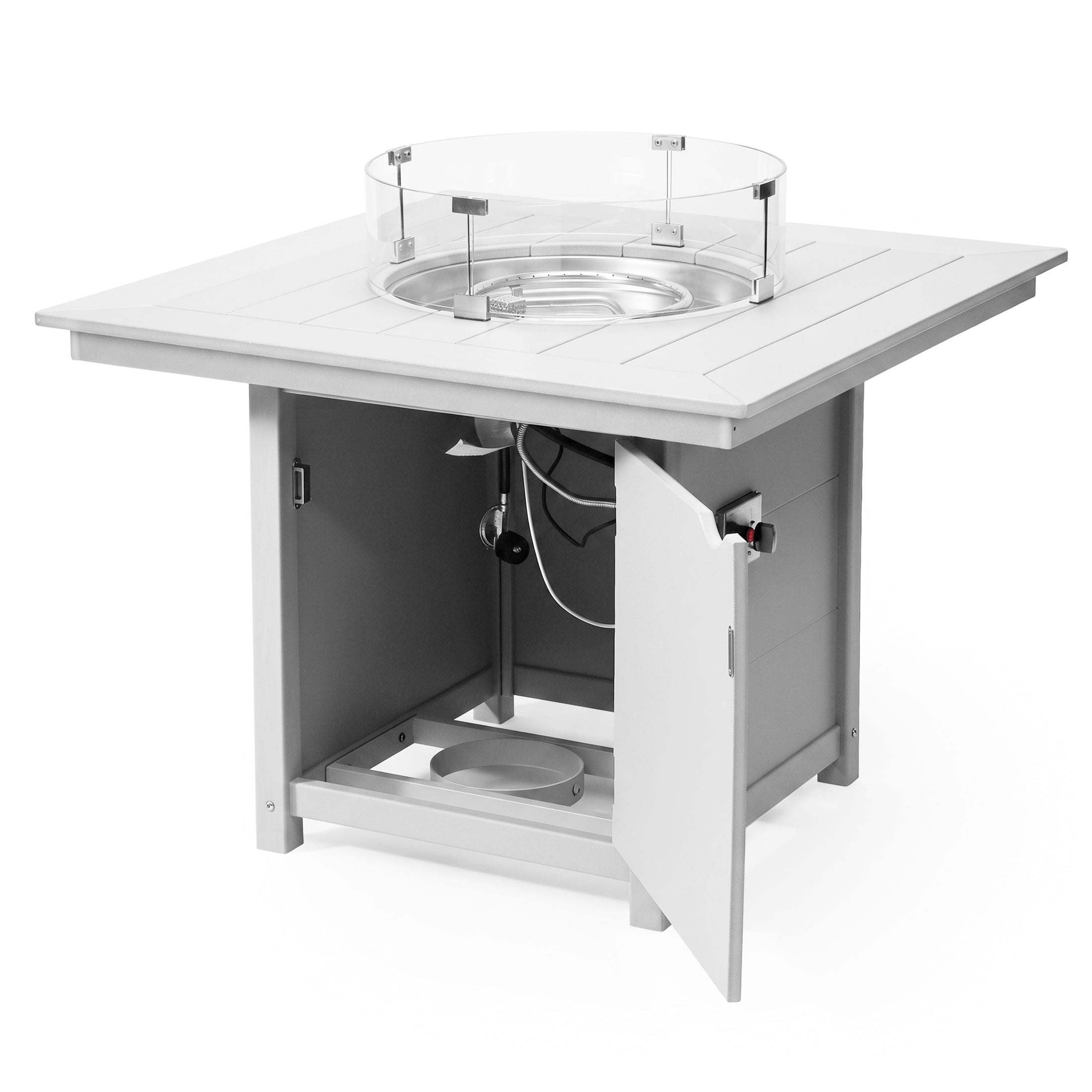 Sedona Square 42" Dining Fire Pit Table