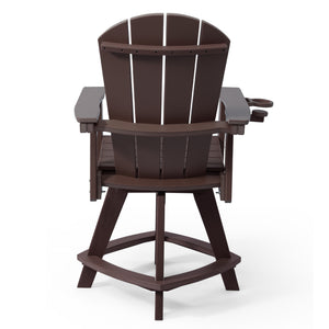 Chatham Adirondack Swivel Counter Chair with Cup Holder