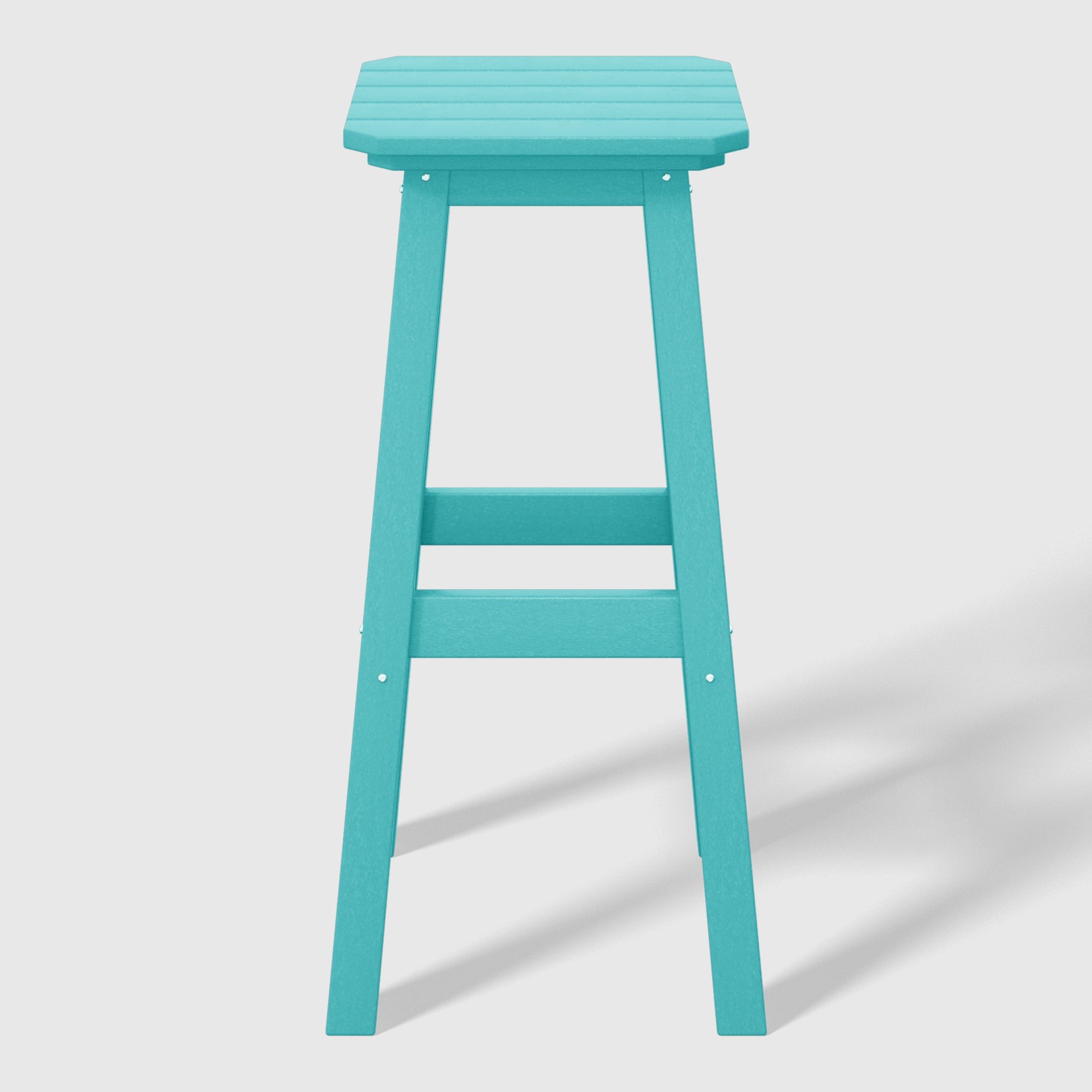 Stockholm All-Weather Outdoor Square Bar Stool (29" Height)