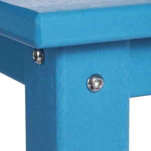 Tiny Terraces Kids' All-Weather Outdoor Square Dining Table (31" Top)