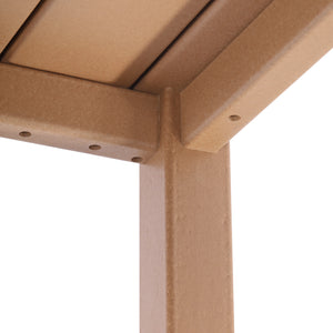 Tiny Terraces Kids' All-Weather Outdoor Square Dining Table (31" Top)