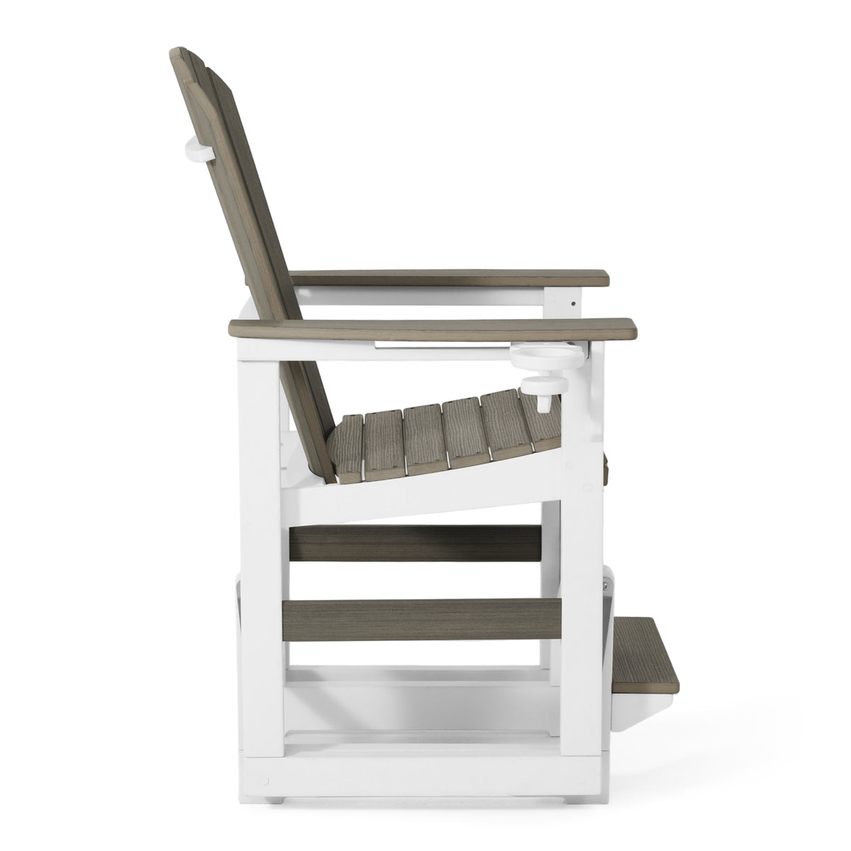 Adirondack Counter Glider With Cup Holder