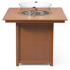 Sedona Square 42" Counter Fire Pit Table