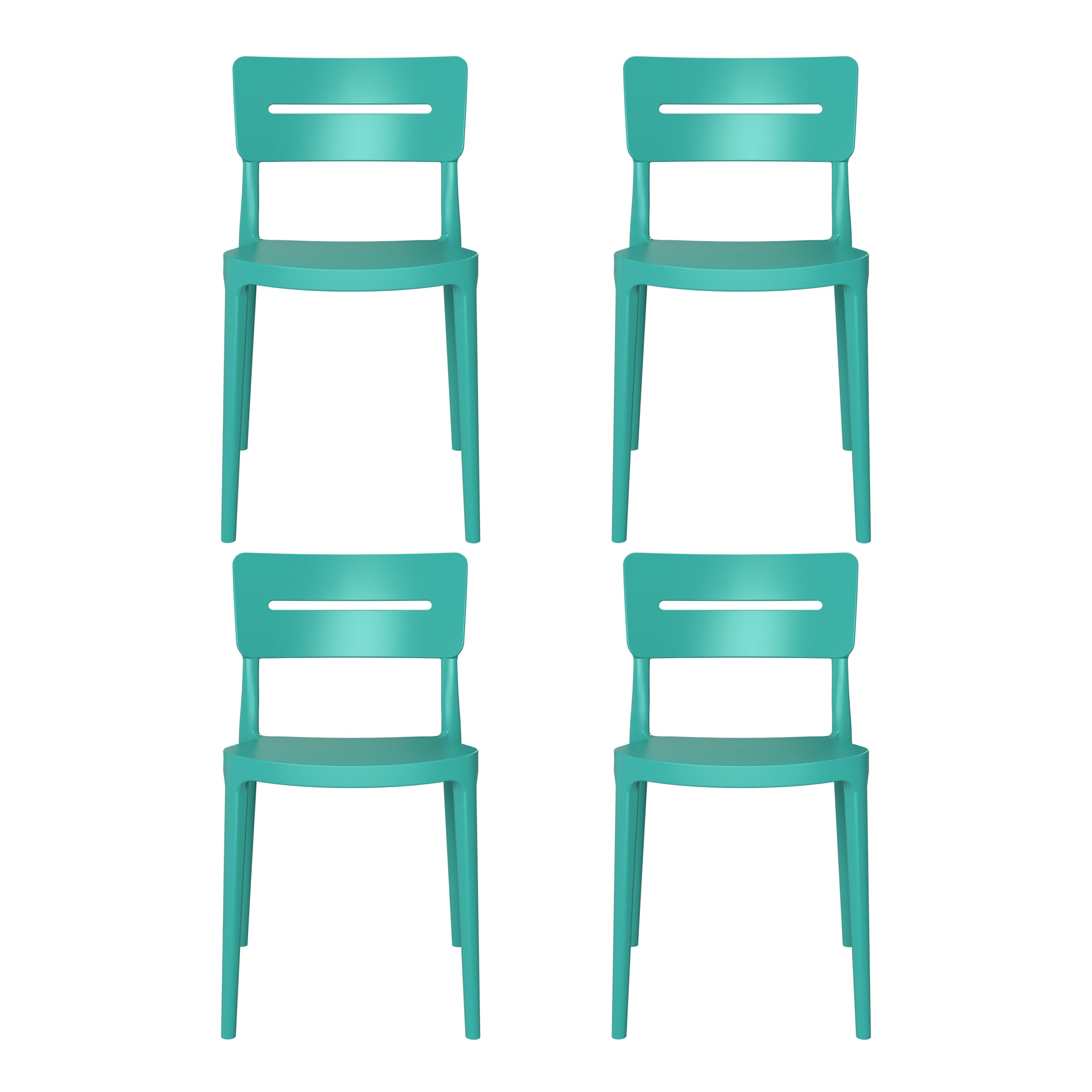 Polyform Stacking Dining Side Chair (Set of 4)