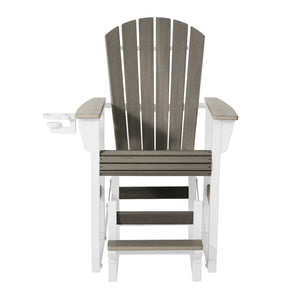 Adirondack Counter Glider With Cup Holder