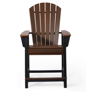 Heritage Ridge Adirondack Counter Height Chair With Cup Holder
