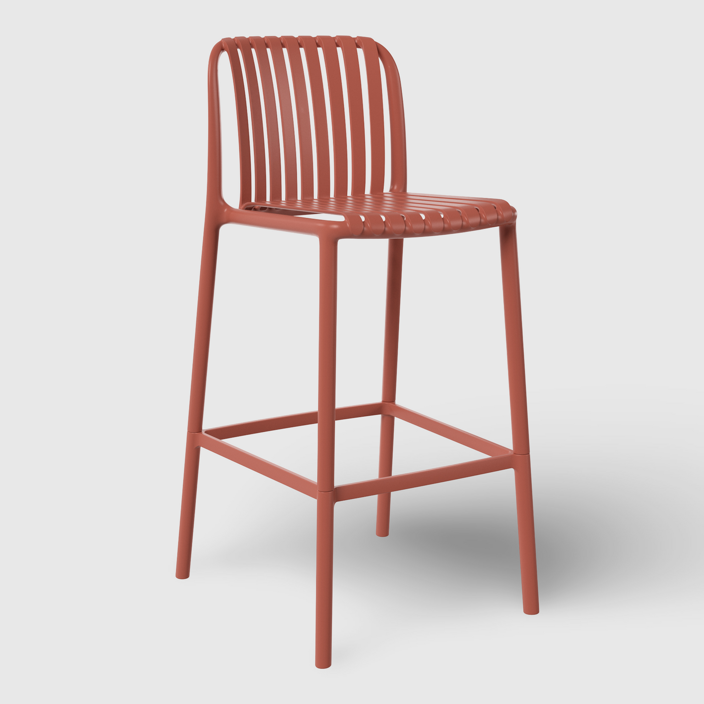 POLYTRENDS™ Copenhagen Allé Tårn All-Weather Indoor/Outdoor Convertible Bar Stool (Set of 2)