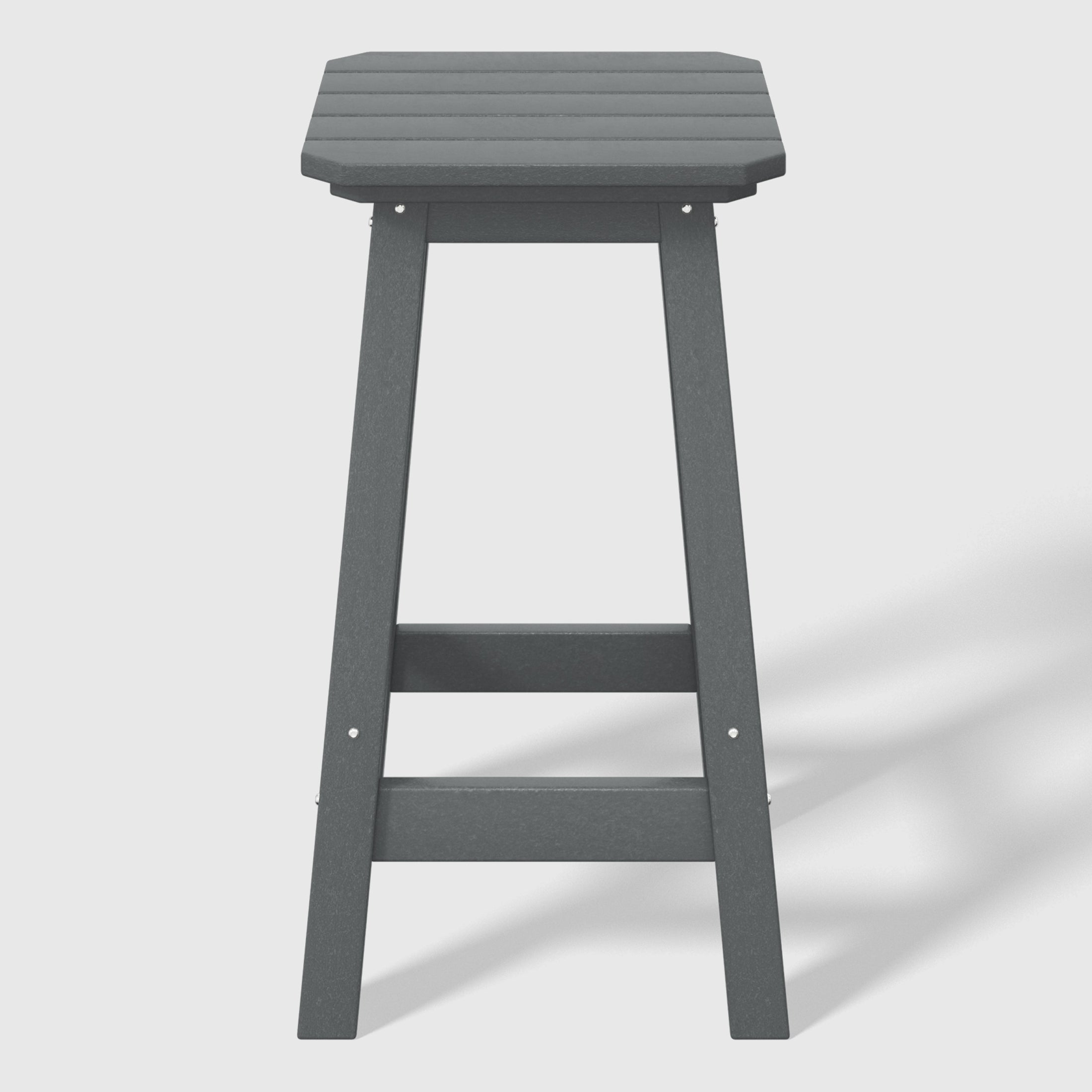 Stockholm All-Weather Outdoor Square Counter Stool (24" Seat Height)