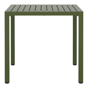 Polyform 31.5" Square Dining Table with Metal Frame