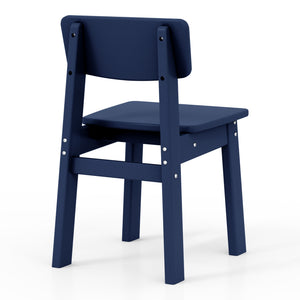 Tiny Terraces Essentials Kids' All-Weather Outdoor Dining Chair (Set of 2)