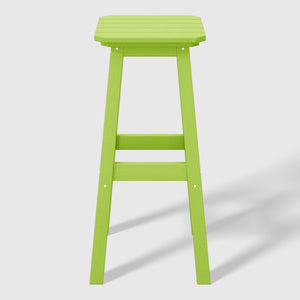 Stockholm All-Weather Outdoor Square Bar Stool (29" Height)