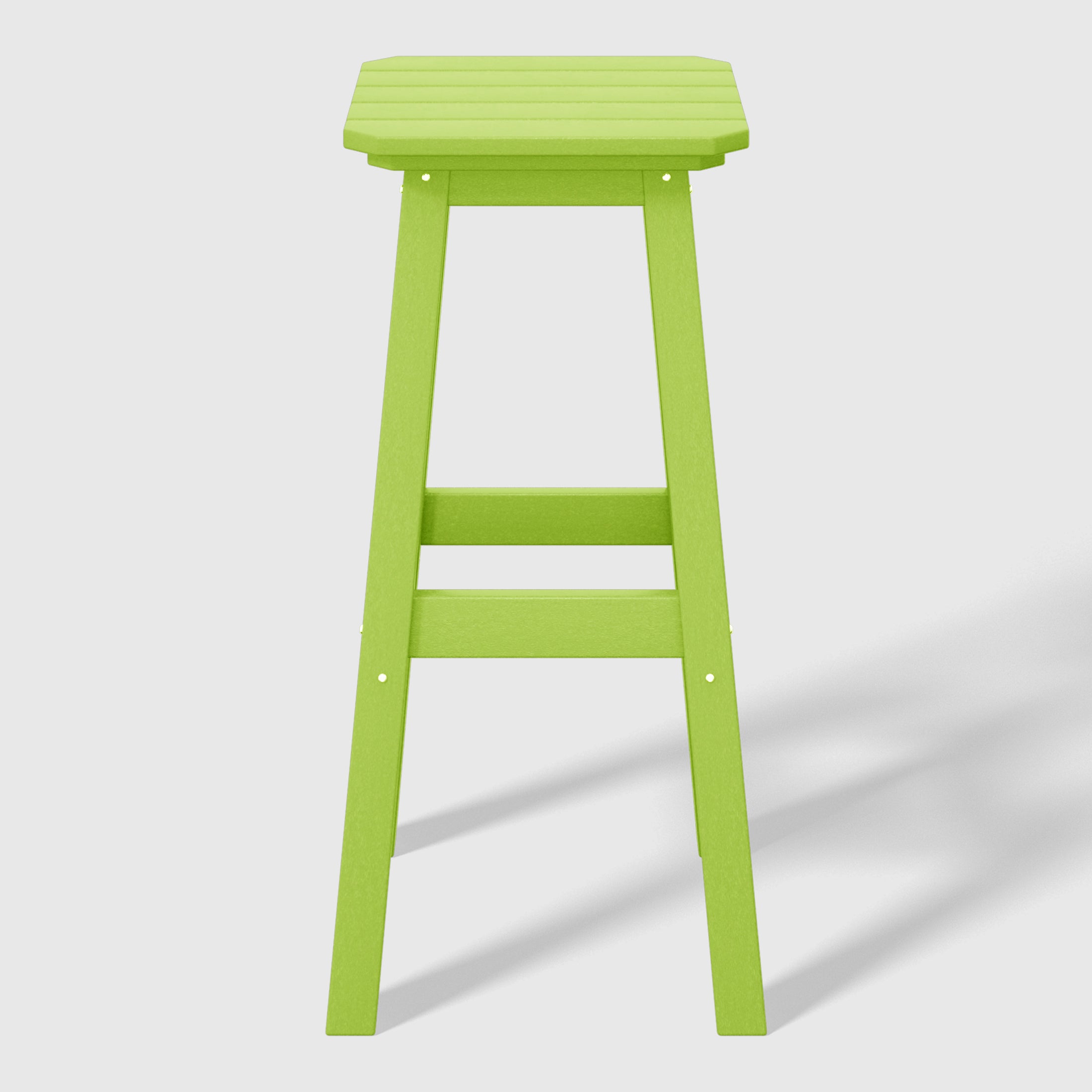 Stockholm All-Weather Outdoor Square Bar Stool (29" Height)