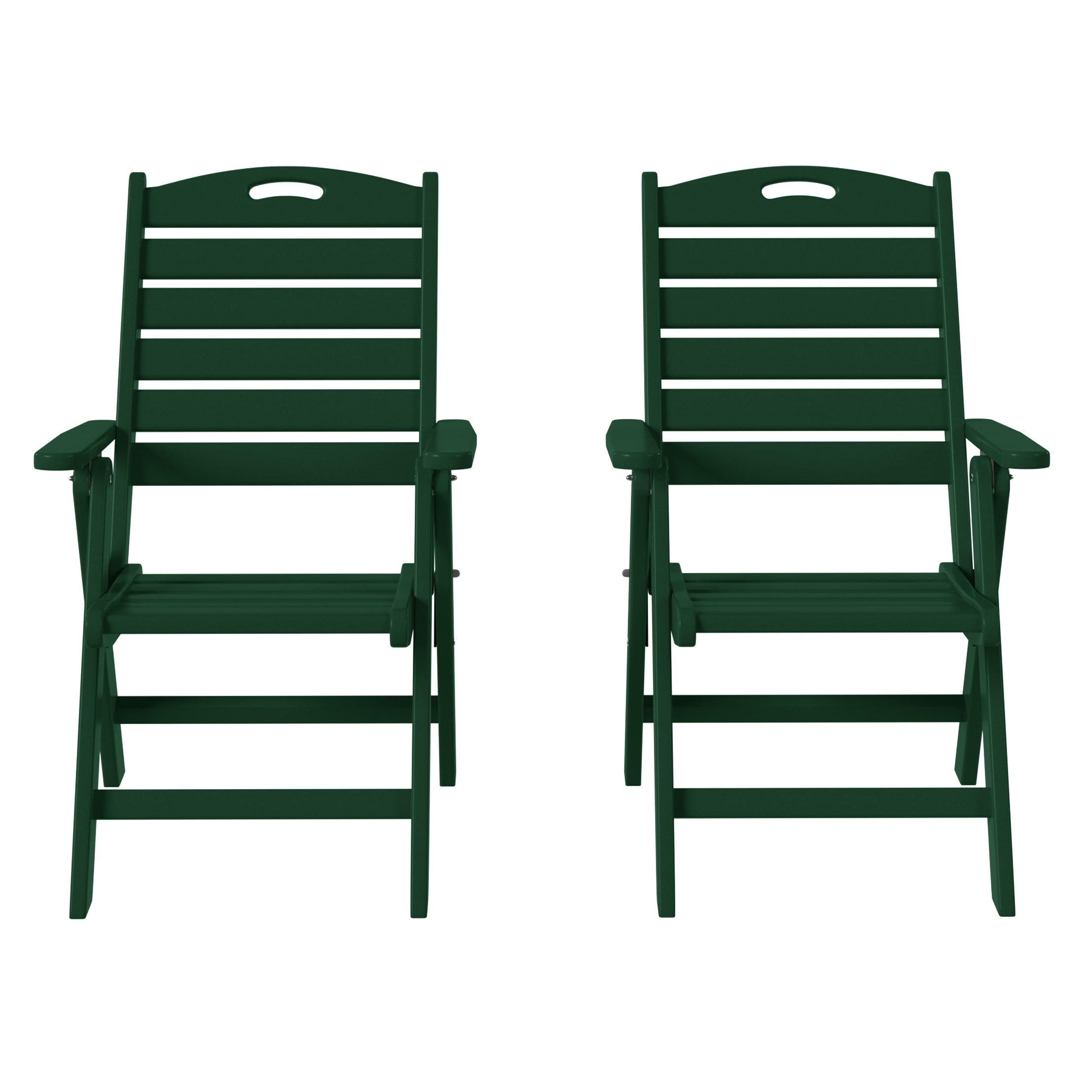 Aarhus Folding High back Dining Chair (Set of 2)