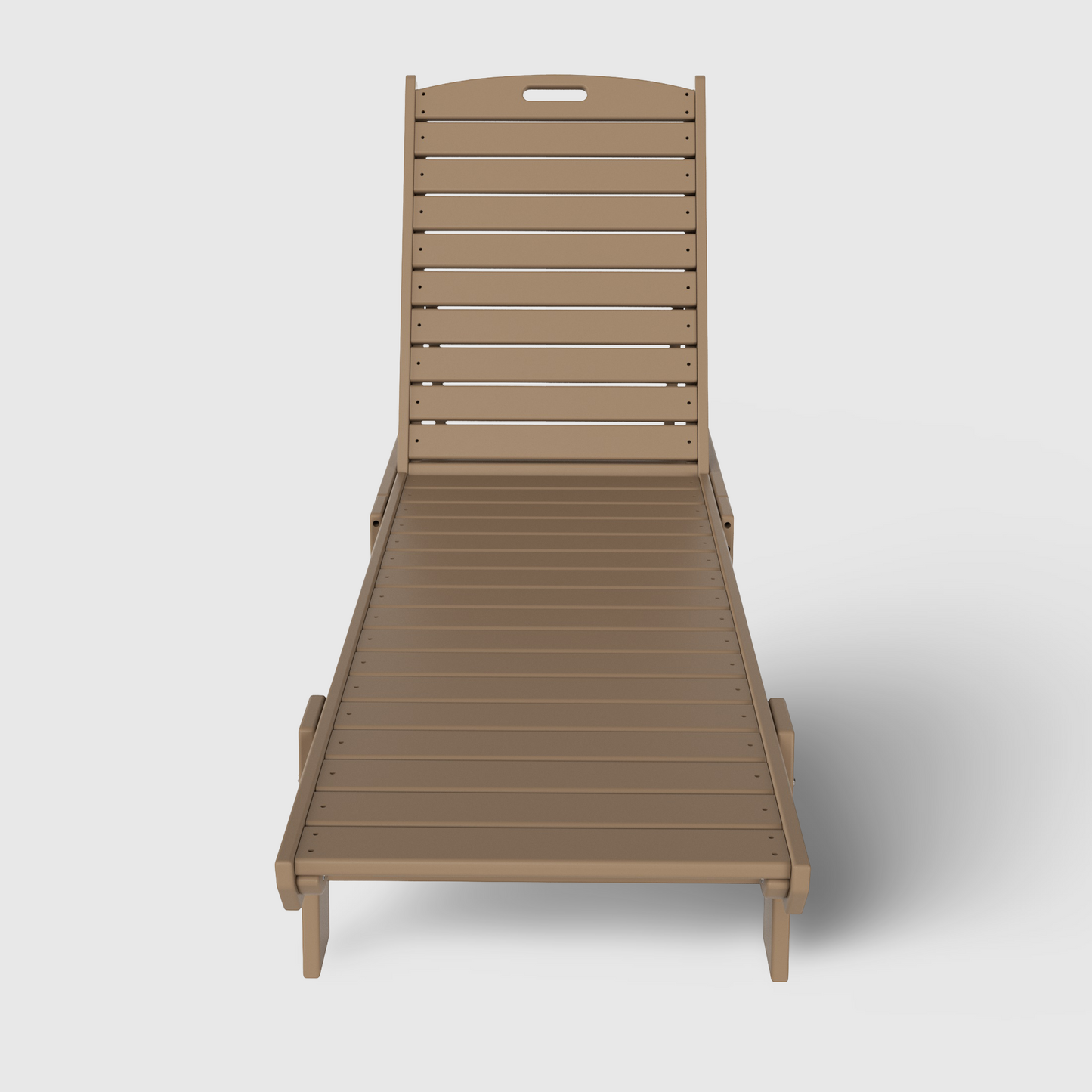POLYTRENDS™ Santa Monica All-Weather Outdoor Reclining Sun Lounger