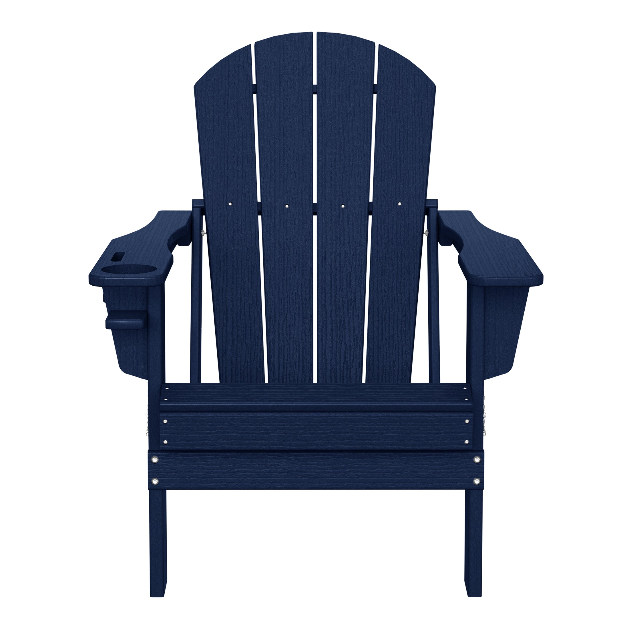 Chatham All-Weather Outdoor Folding Adirondack Chair with Cup Holder