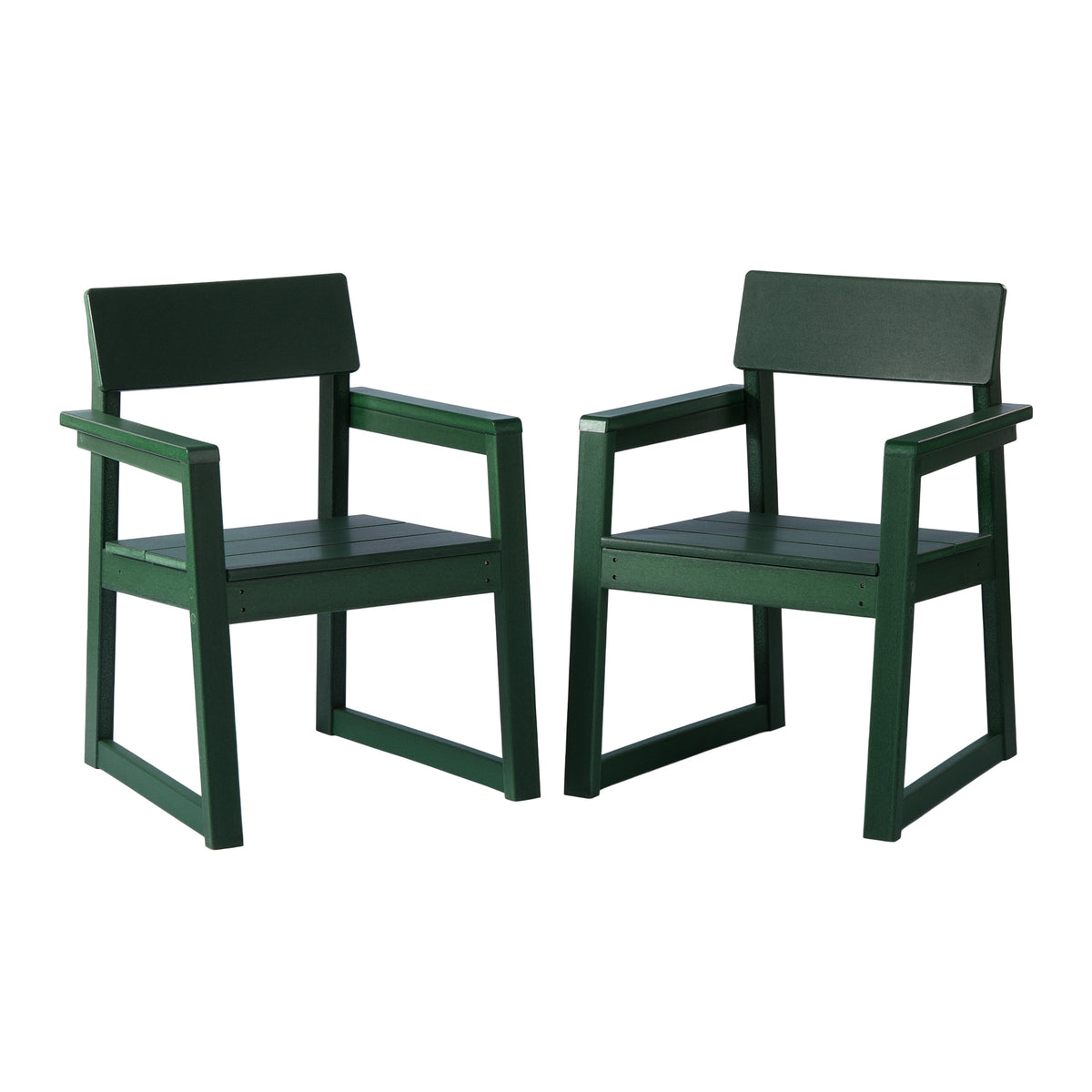 Palmetto Outdoor Dining Arm Chair (Set of 2)