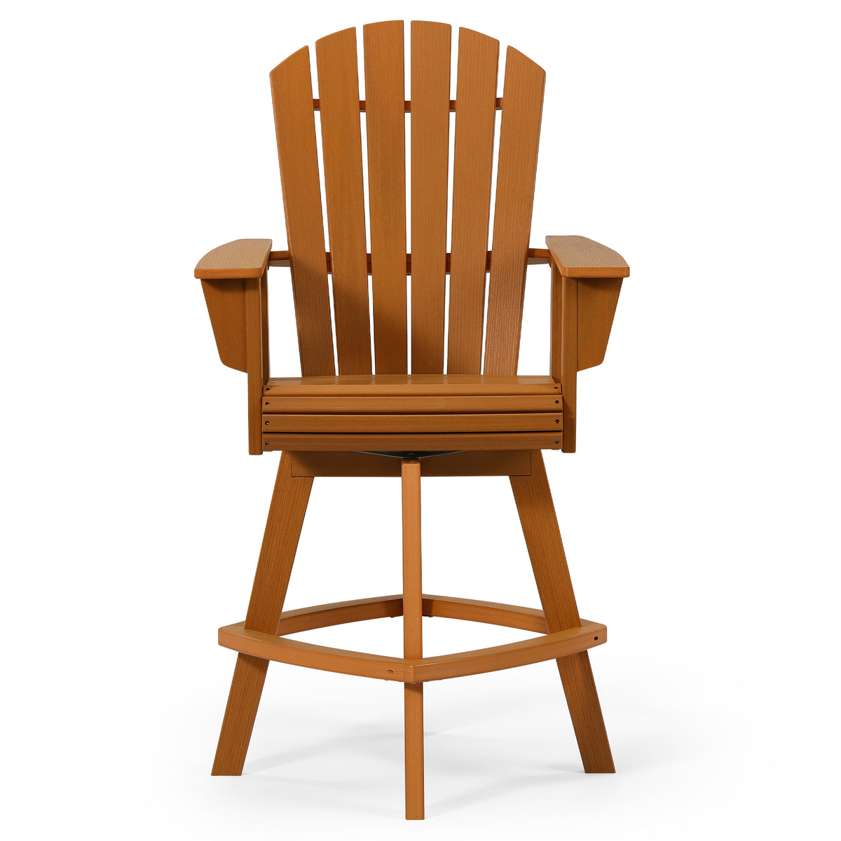 Heritage Ridge Adirondack Swivel Bar Chair With Cup Holder