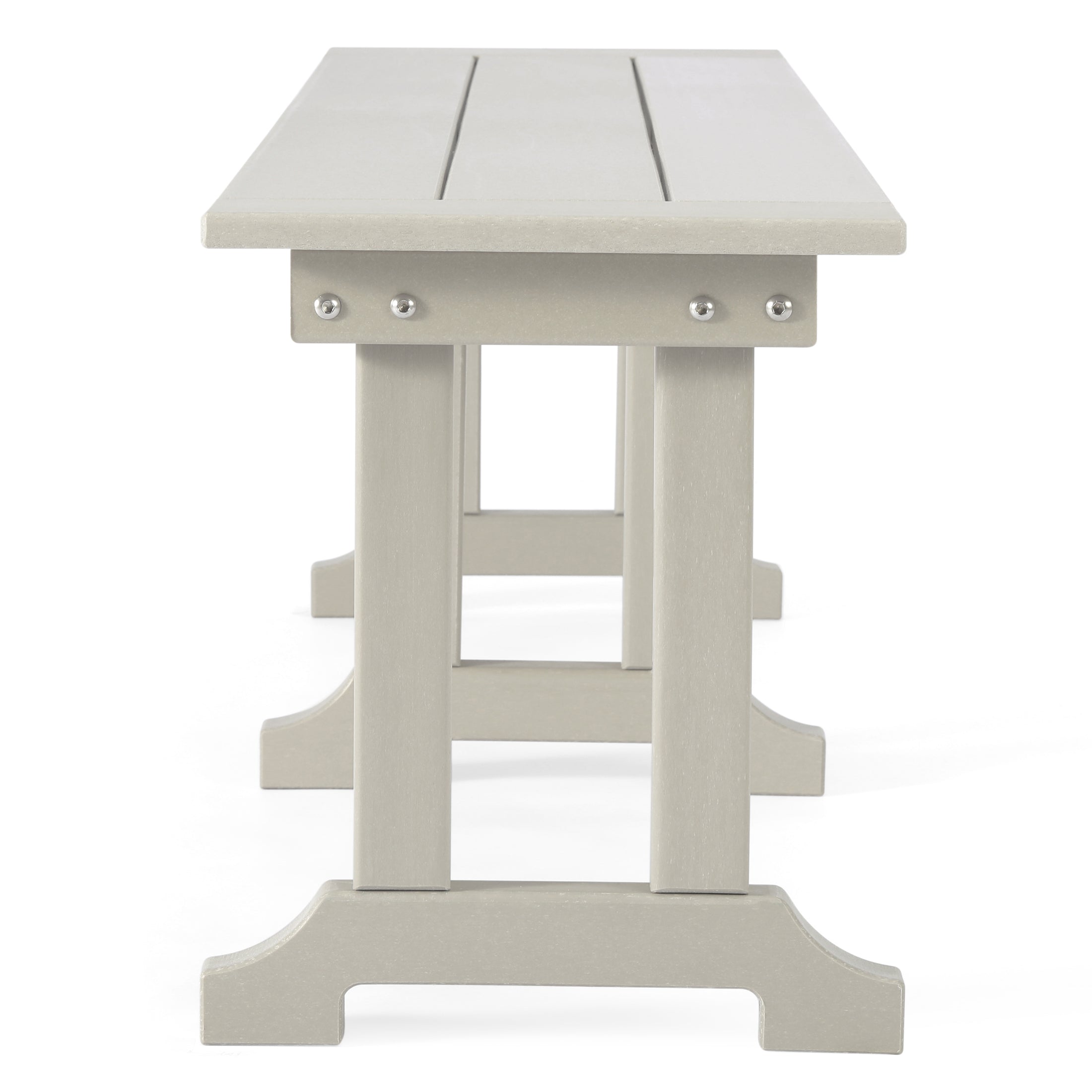 Tuscany All-Weather Outdoor 65" Trestle Dining Bench