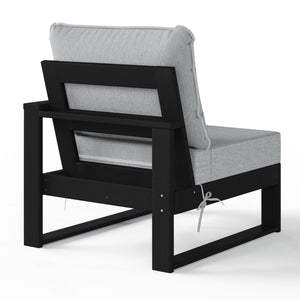 Signature All-Weather Outdoor Modular Patio Deep Seating Right Arm Chair (Right Arm Sectional Seat)