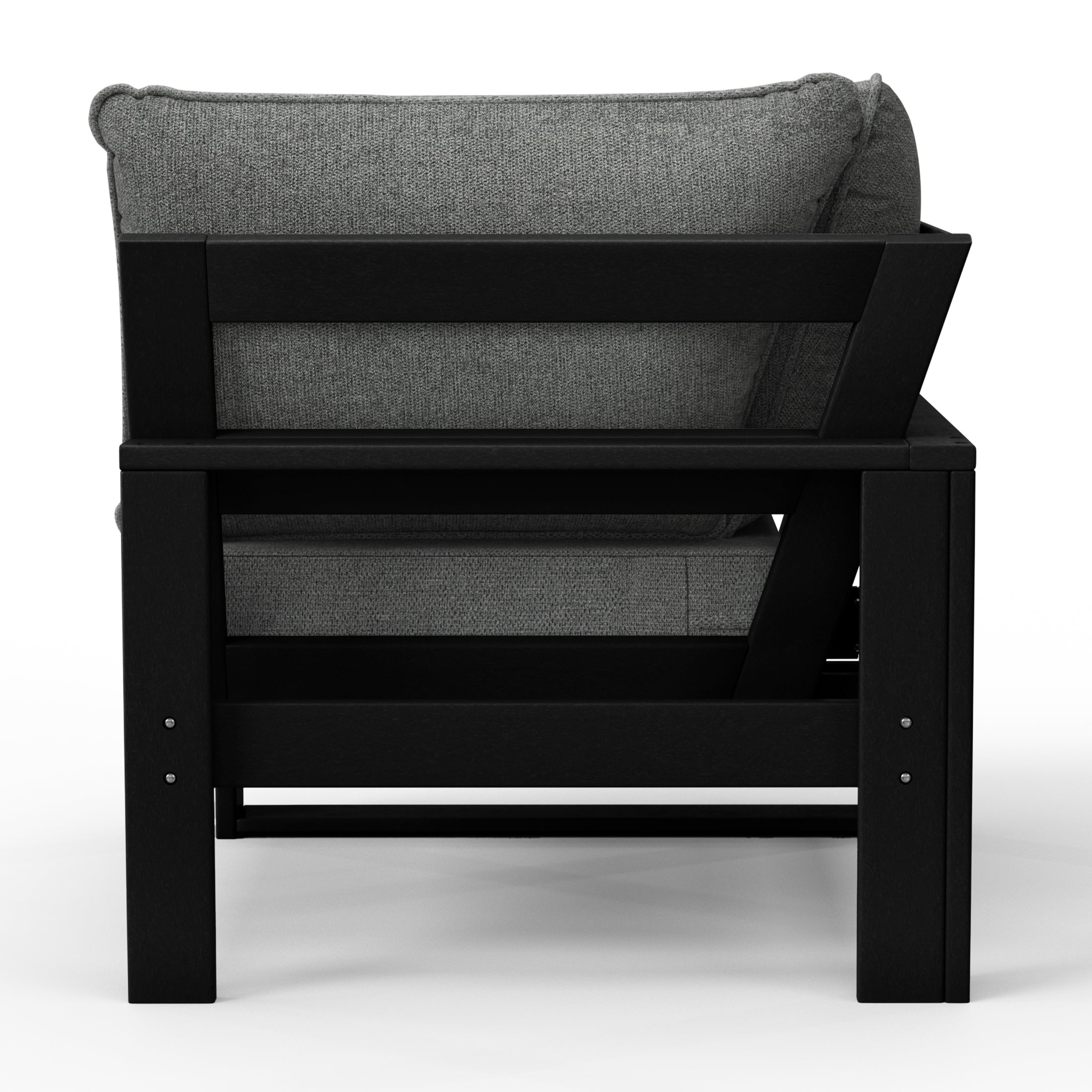 Signature All-Weather Outdoor Modular Patio Deep Seating Corner Chair (Corner Sectional Seat)