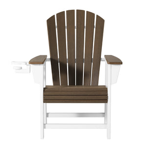 Heritage Ridge Adirondack Dining Chair With Cup Holder
