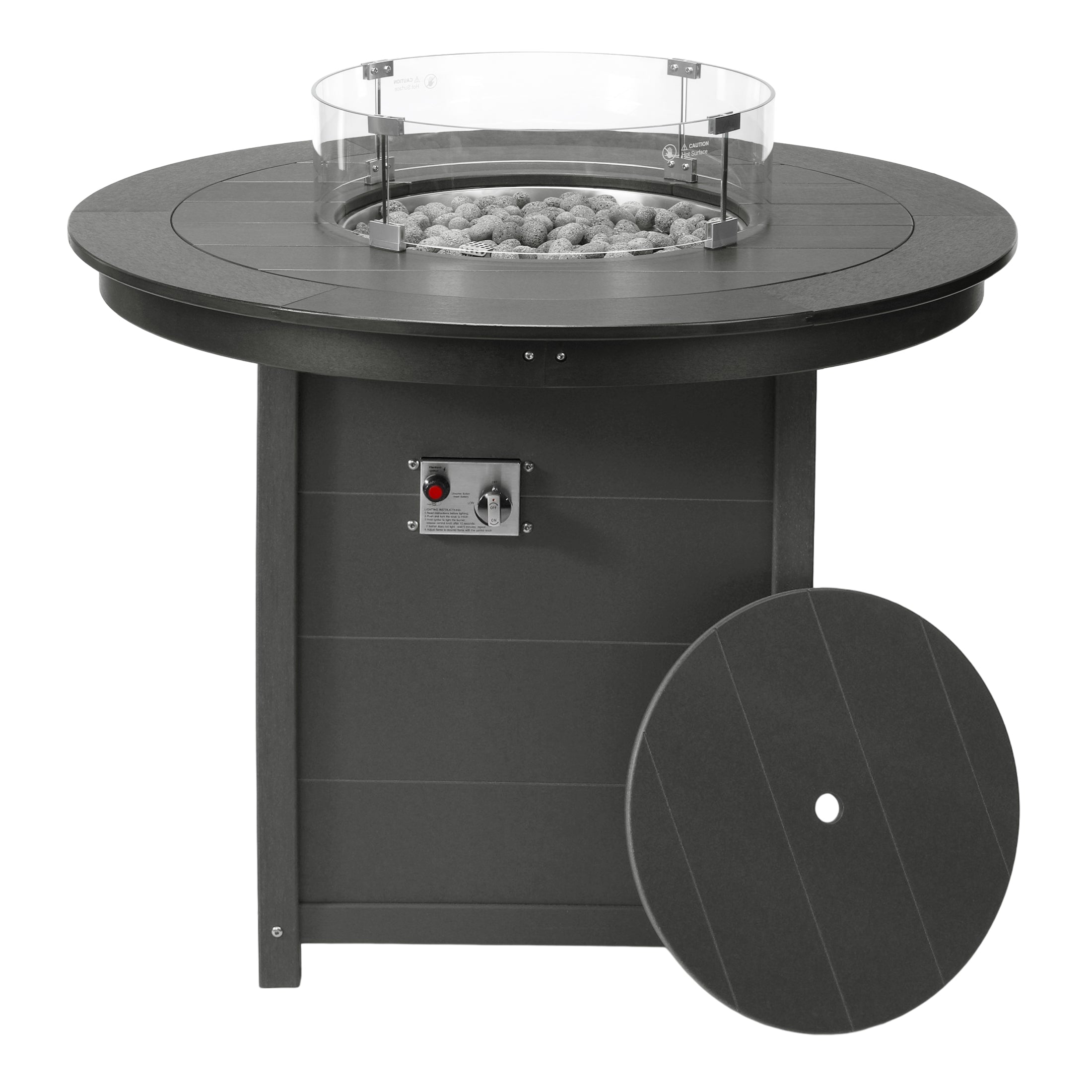 Sedona Round 47" Counter Fire Pit Table Top