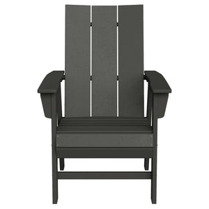 Malibu Modern All-Weather Outdoor Contoured Adirondack Dining Chair