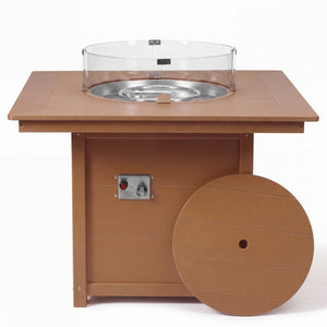 Sedona Square 42" Dining Fire Pit Table