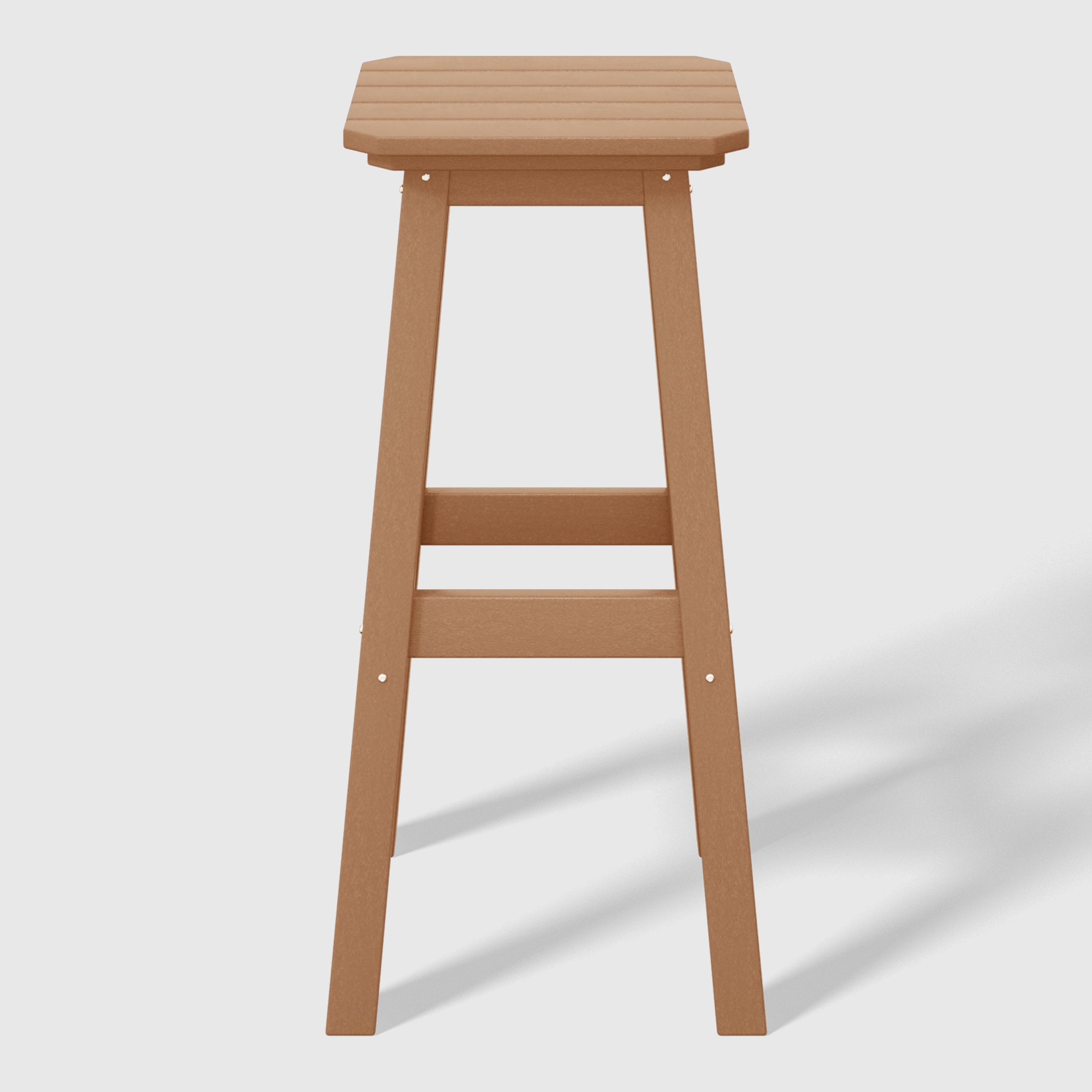 Stockholm All-Weather Outdoor Square Bar Stool (29" Height)