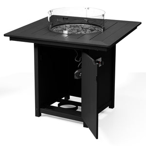 Sedona Square 42" Counter Fire Pit Table